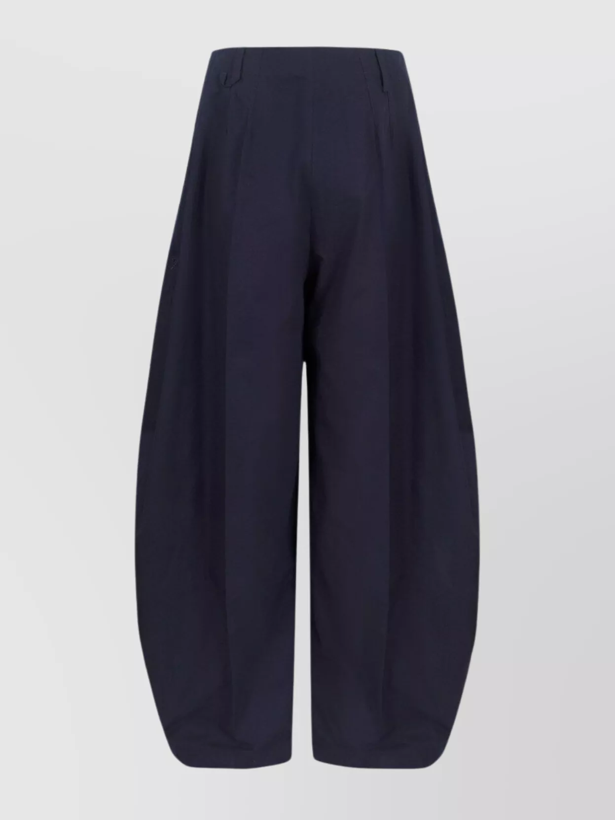 Jacquemus Wide Leg High Waist Trousers In Blue