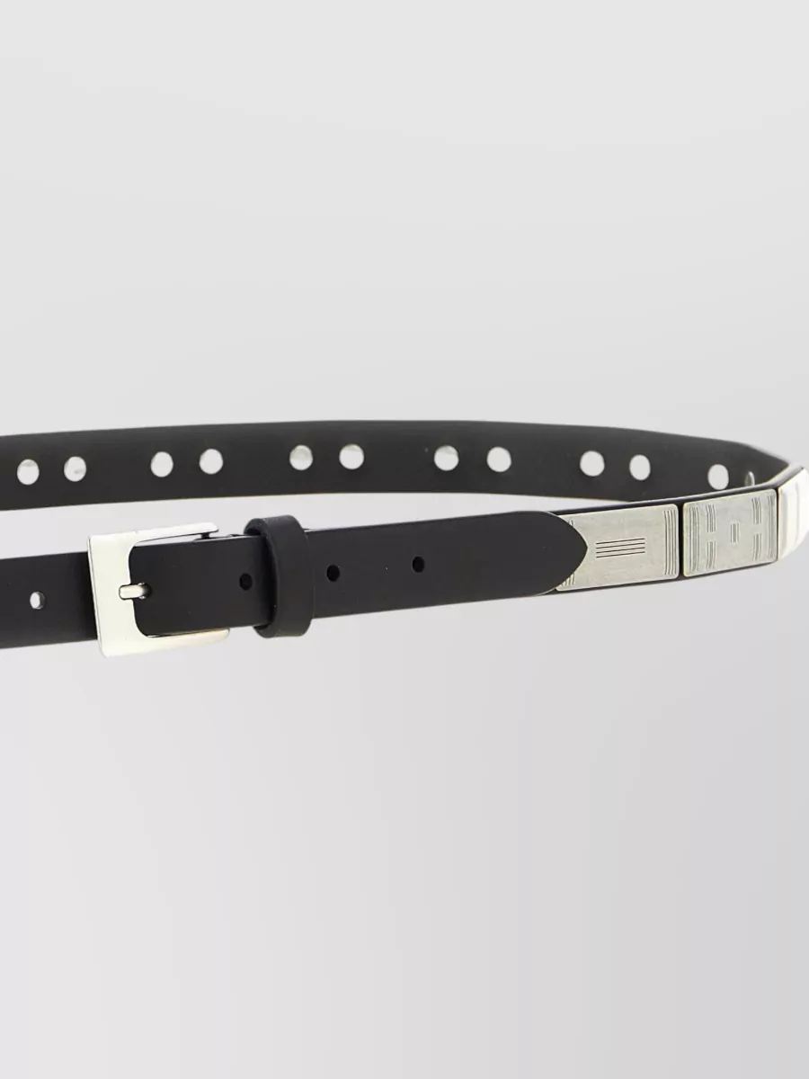 Lemaire Leather Studded Belt