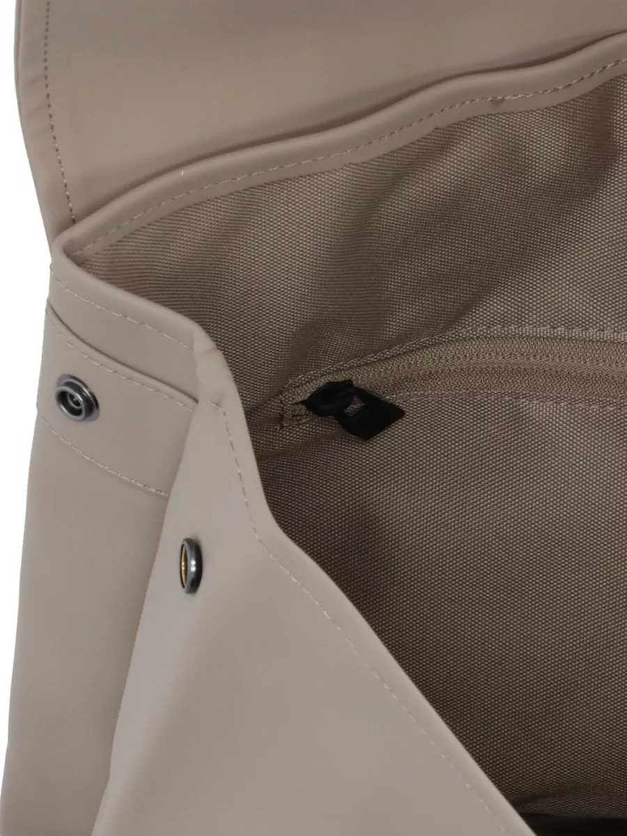 Rains Technical Fabric Backpack Waterproof Adjustable Straps Top Handle