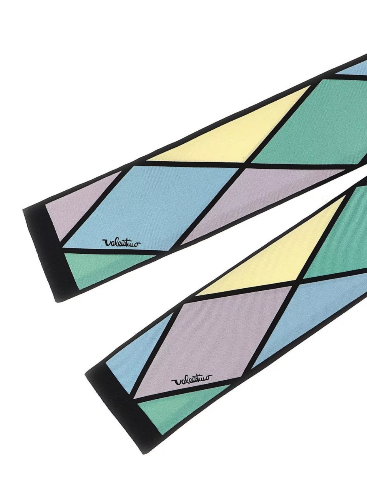 Valentino Garavani Geometric Pattern Lightweight Rectangular Scarf