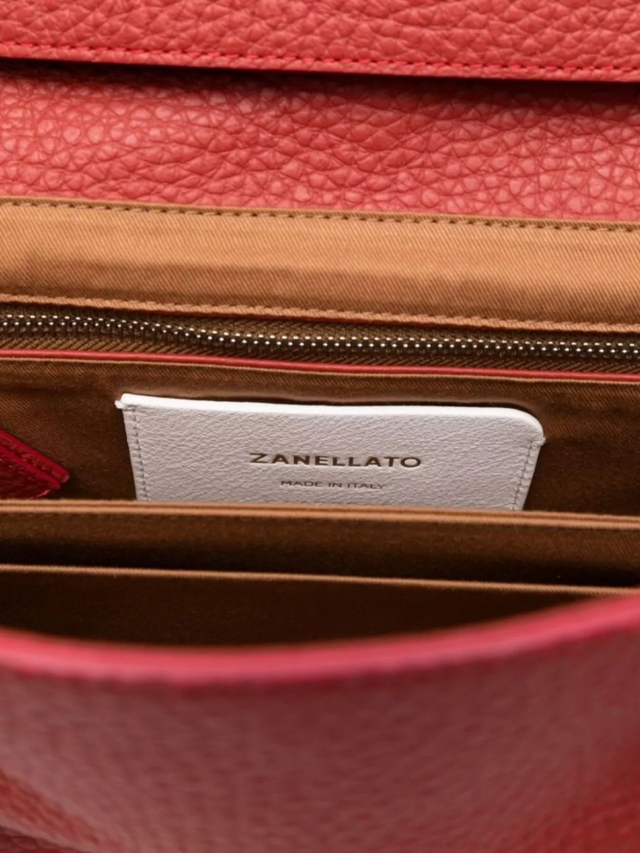 Zanellato Small Leather Handbag With Detachable Strap