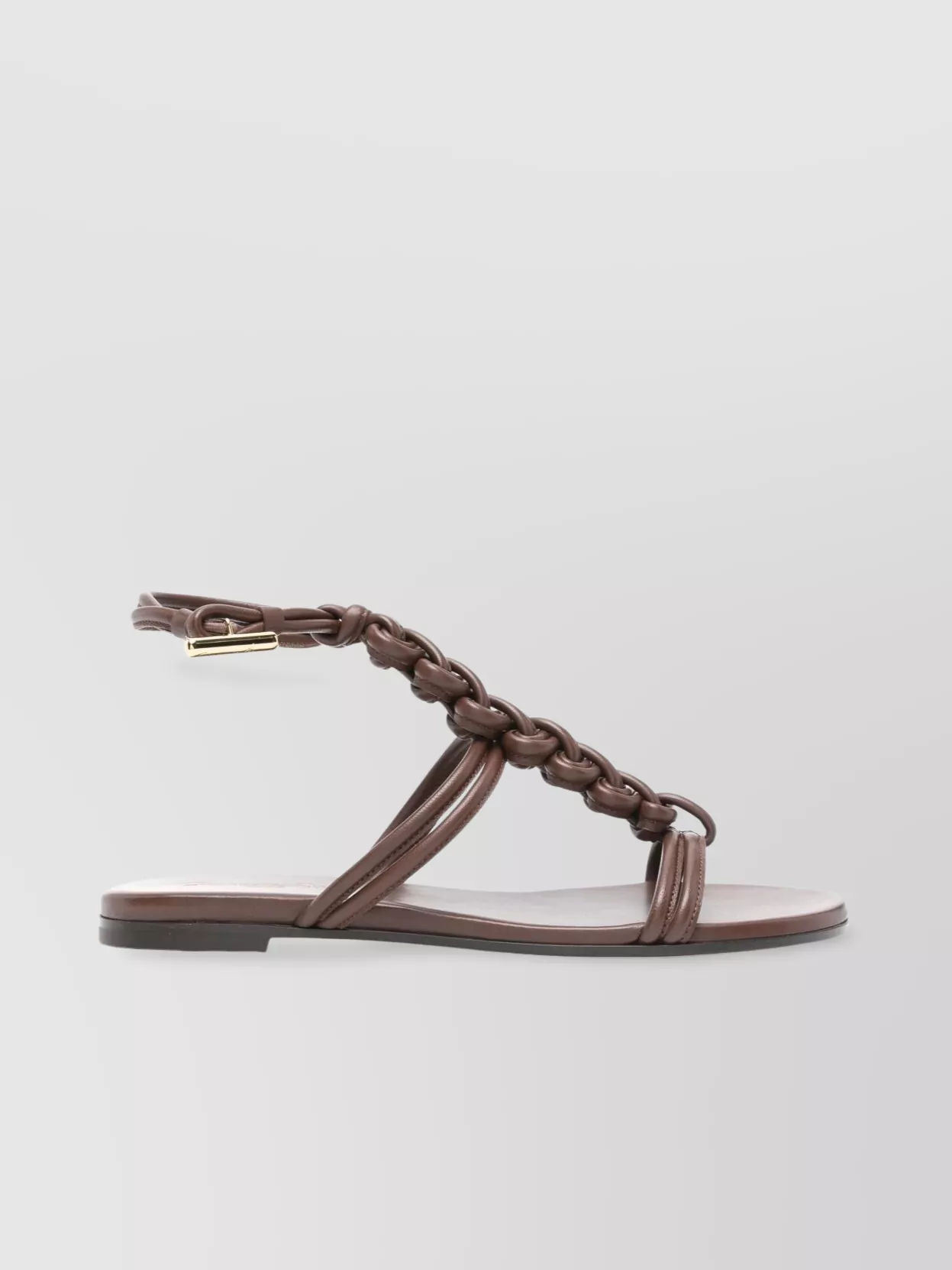 Gianvito Rossi Braided Strap Leather Sandals