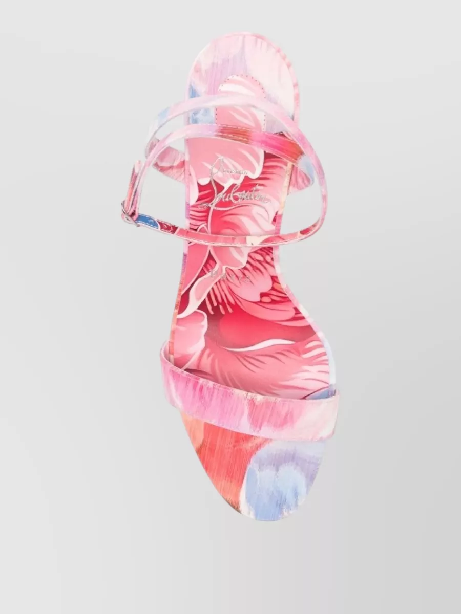 Christian Louboutin Peony Print Sandals