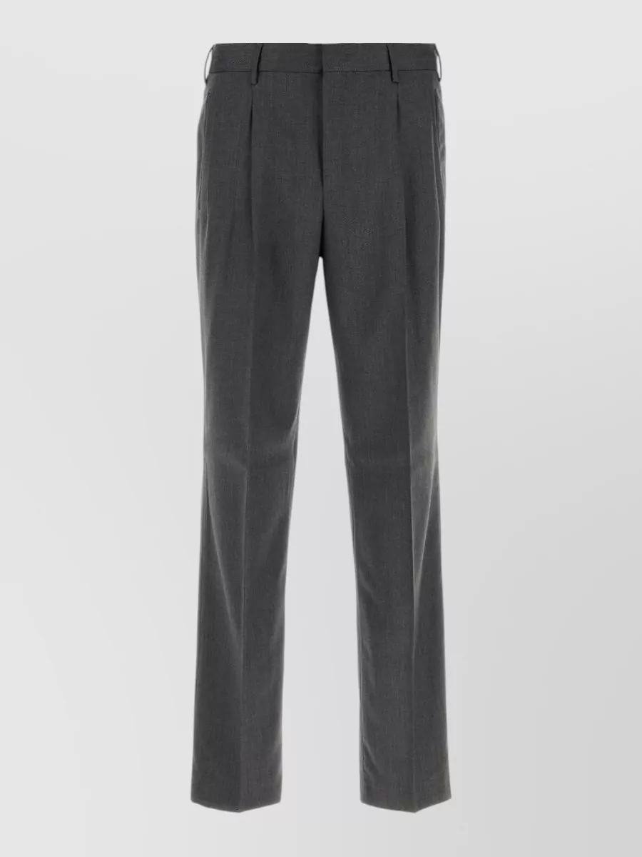 Pt Torino virgin wool tailored trousers