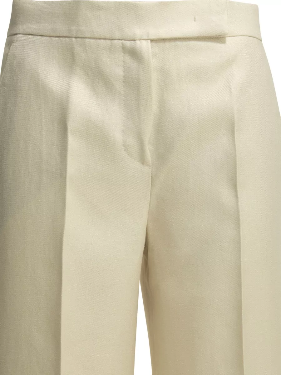 Max Mara Linen Wide-Leg Trousers
