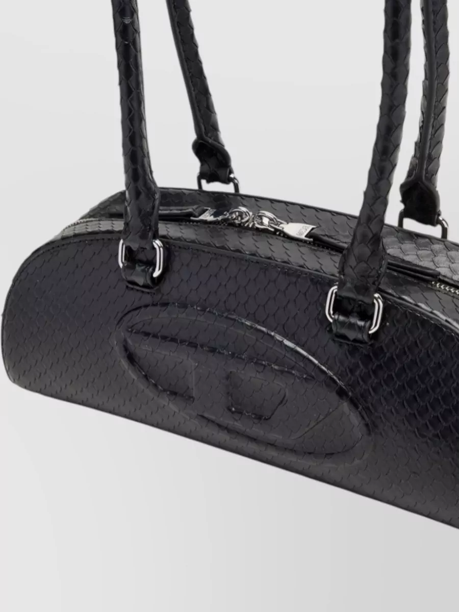 Diesel 1Dr Dome Leather Shoulder Bag