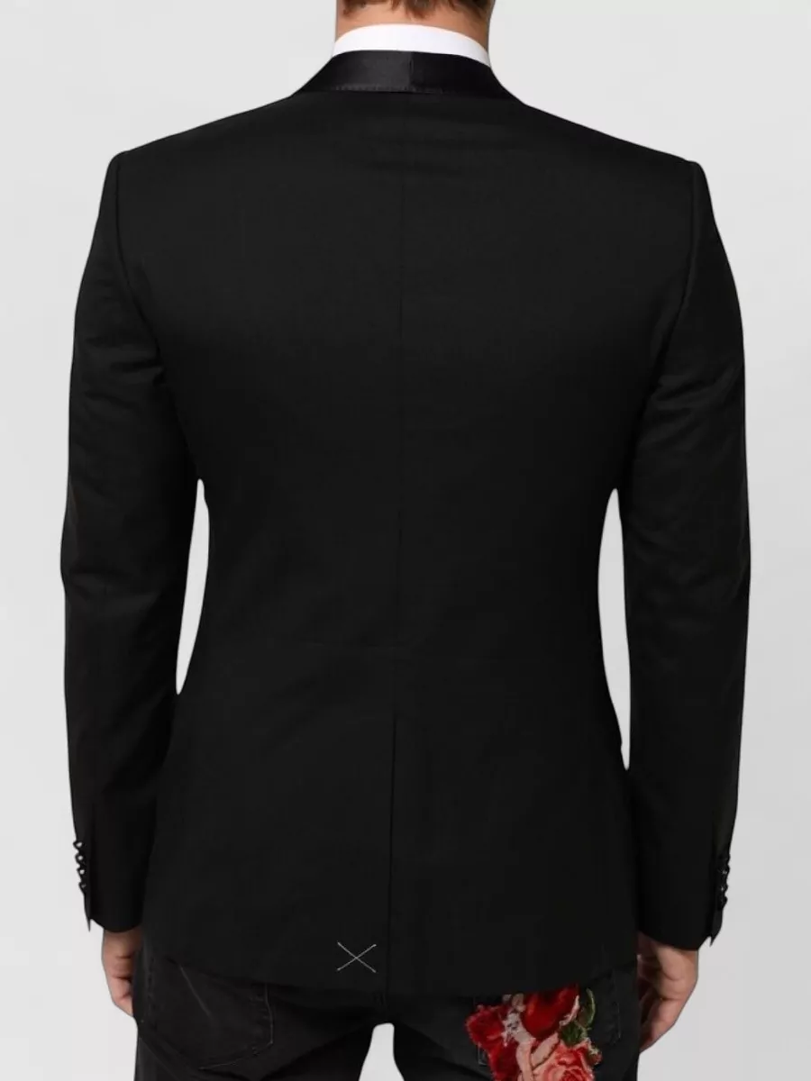 Dolce&Gabbana Silk Blend Single-Breasted Suit Jacket