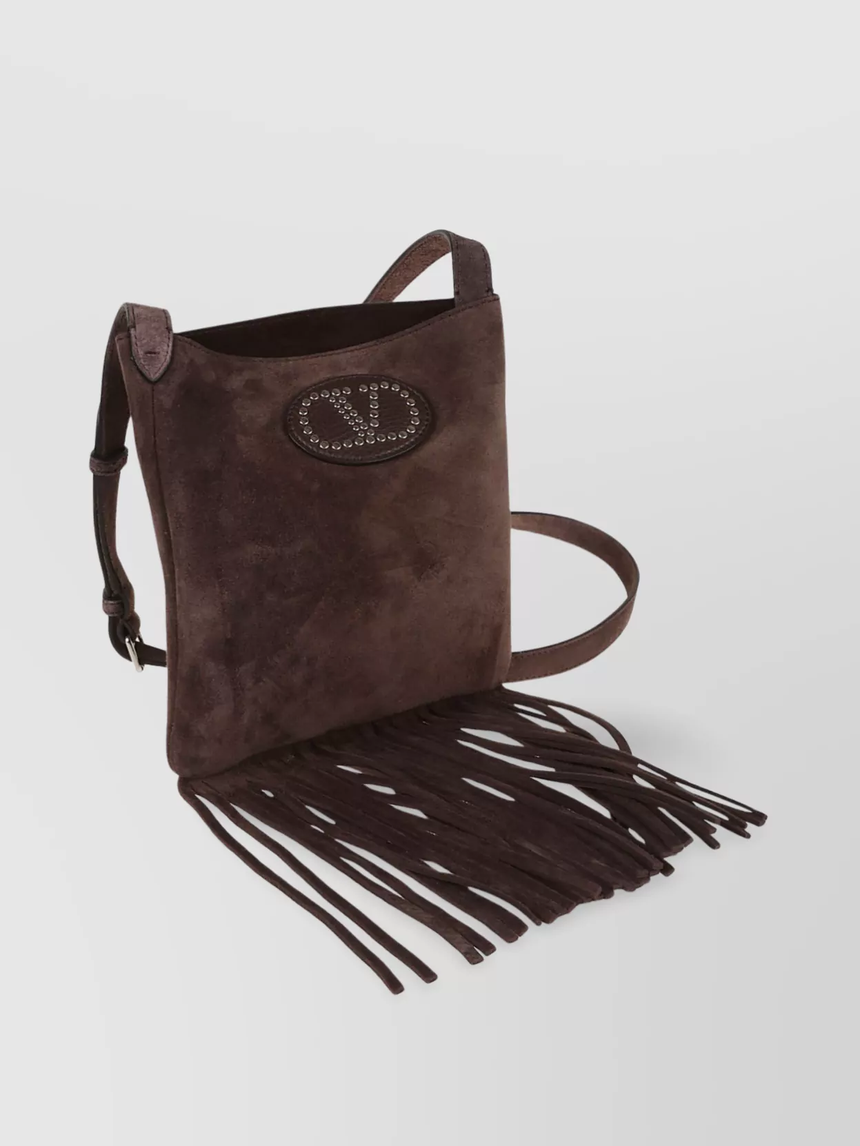 Valentino Garavani Petite Fringed Leather Patch Cross-Body Bag