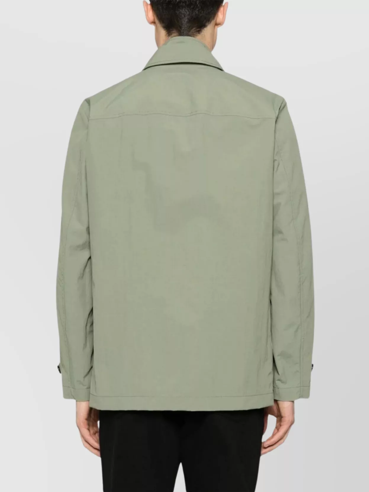 Fay Short Jacket Front Pockets In Gray