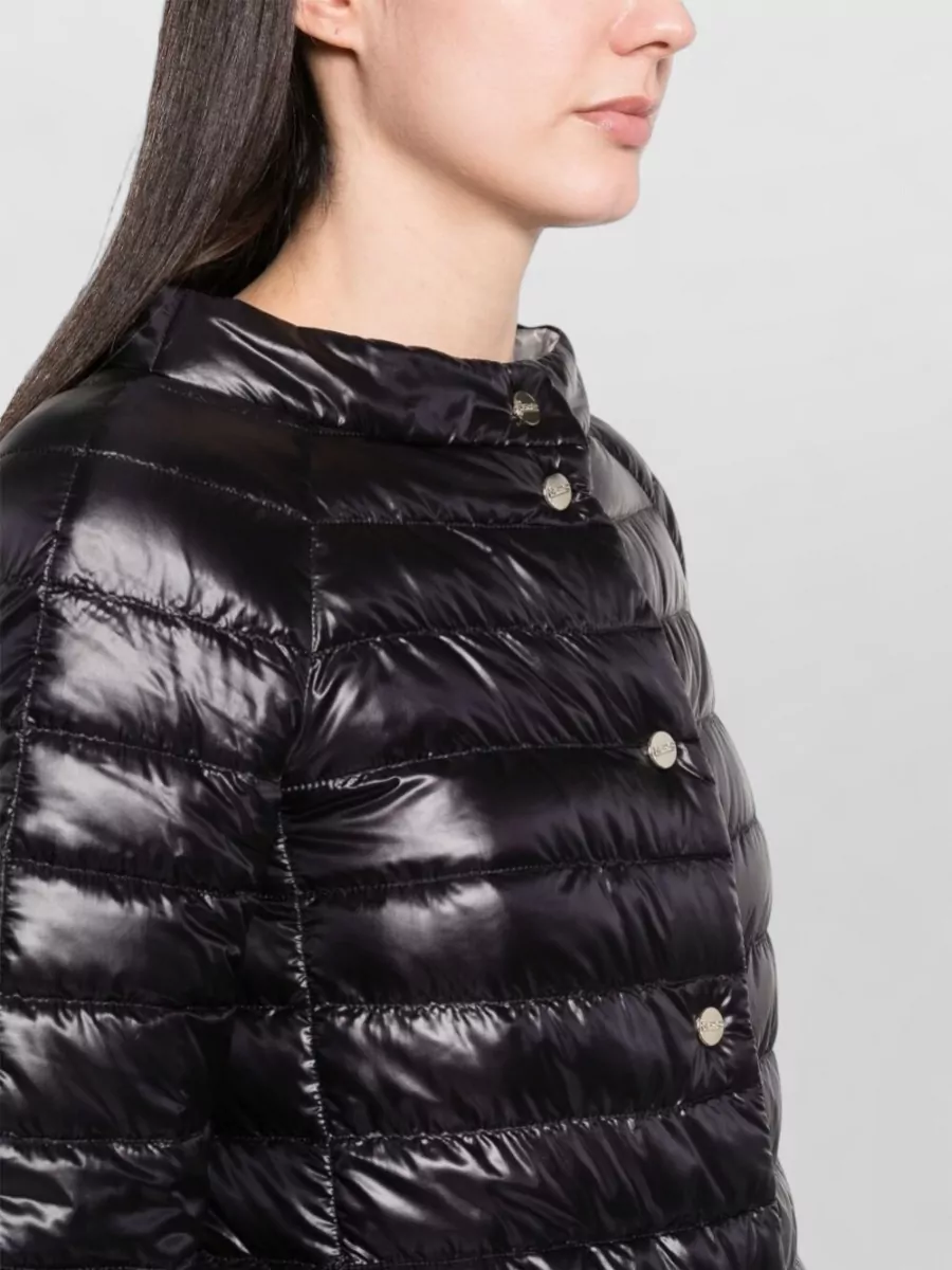 Herno Quilted Down Jacket Three Quarter Sleeves