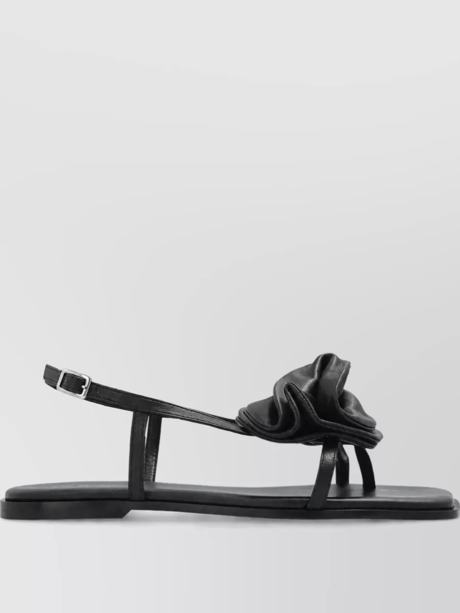 Vic Matie Sandals Heel Decorative Detail Floral Appliqué