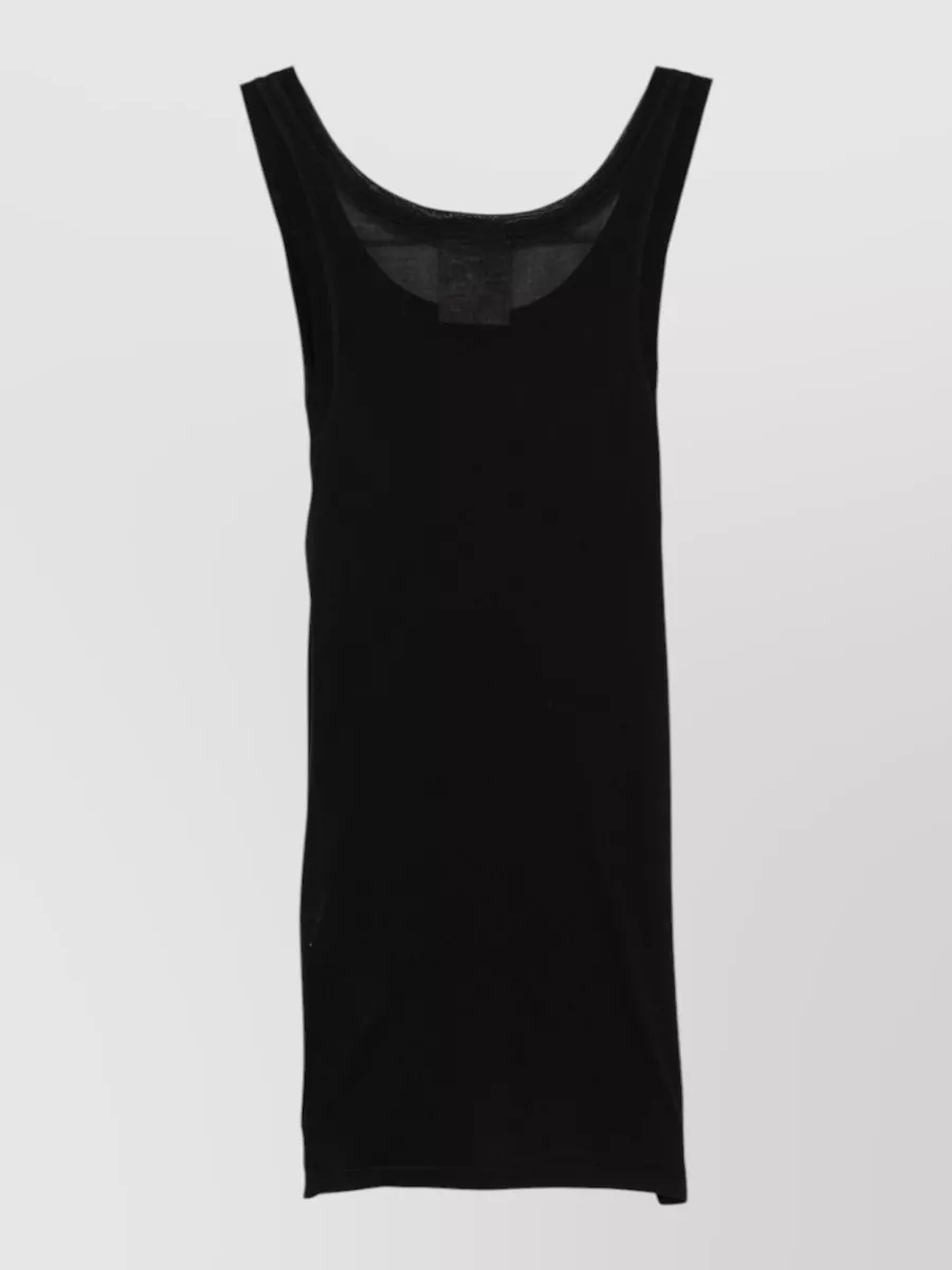 Semicouture Sleeveless Scoop Neck Tank Top