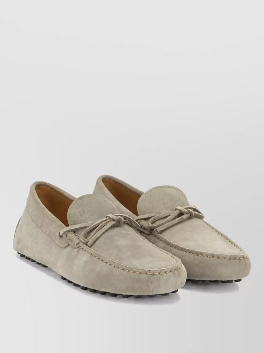 Tod's leather boat shoes