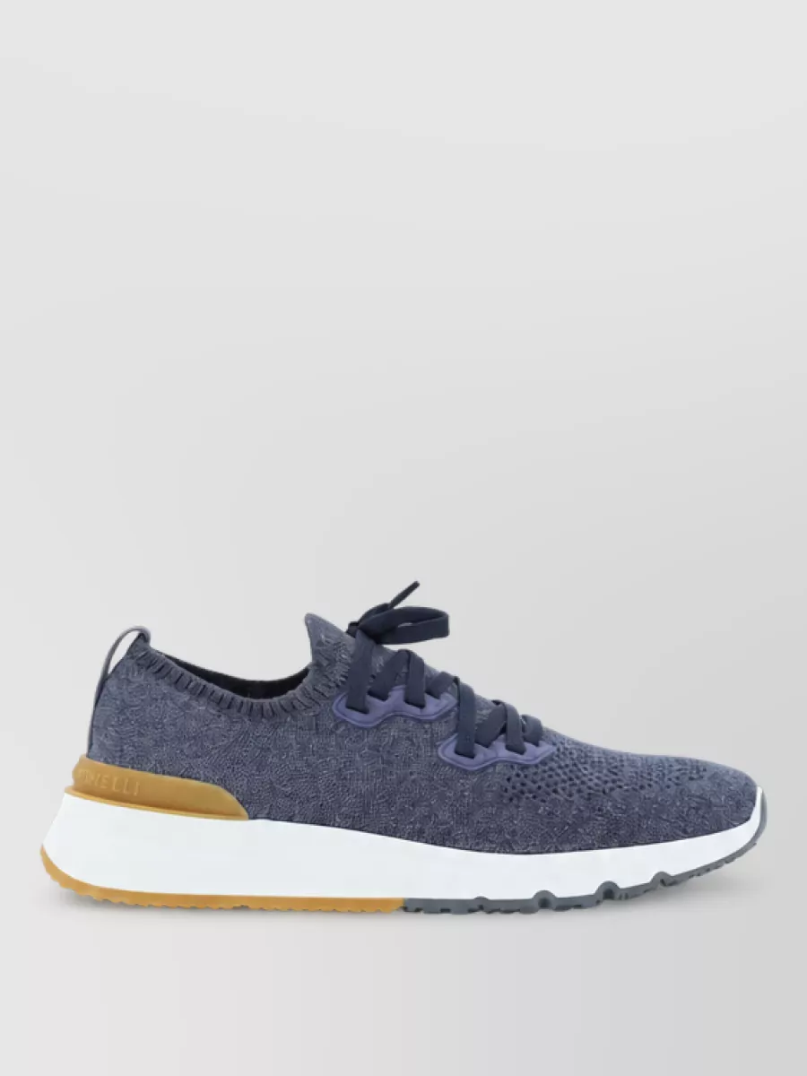Brunello Cucinelli Cotton Low-Top Sneakers