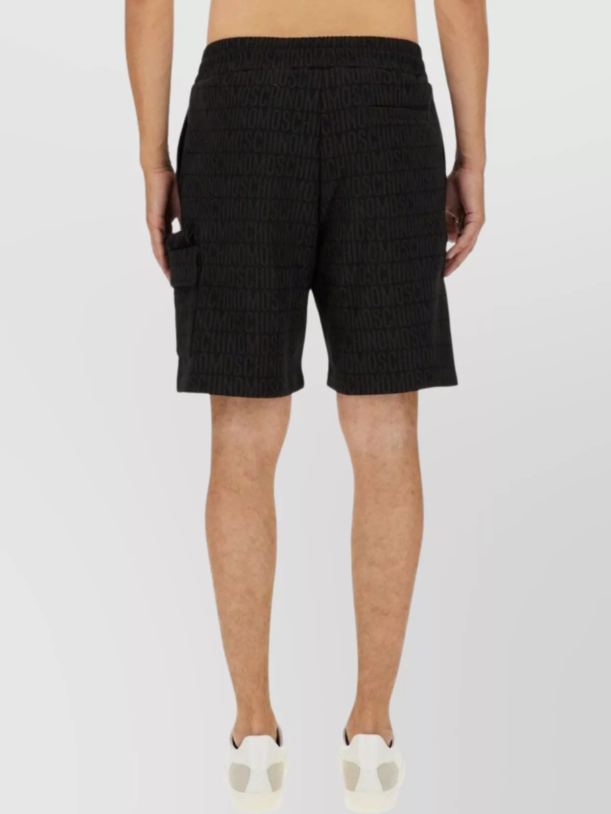 Moschino Bermuda Shorts With Elastic Waistband And Side Pocket
