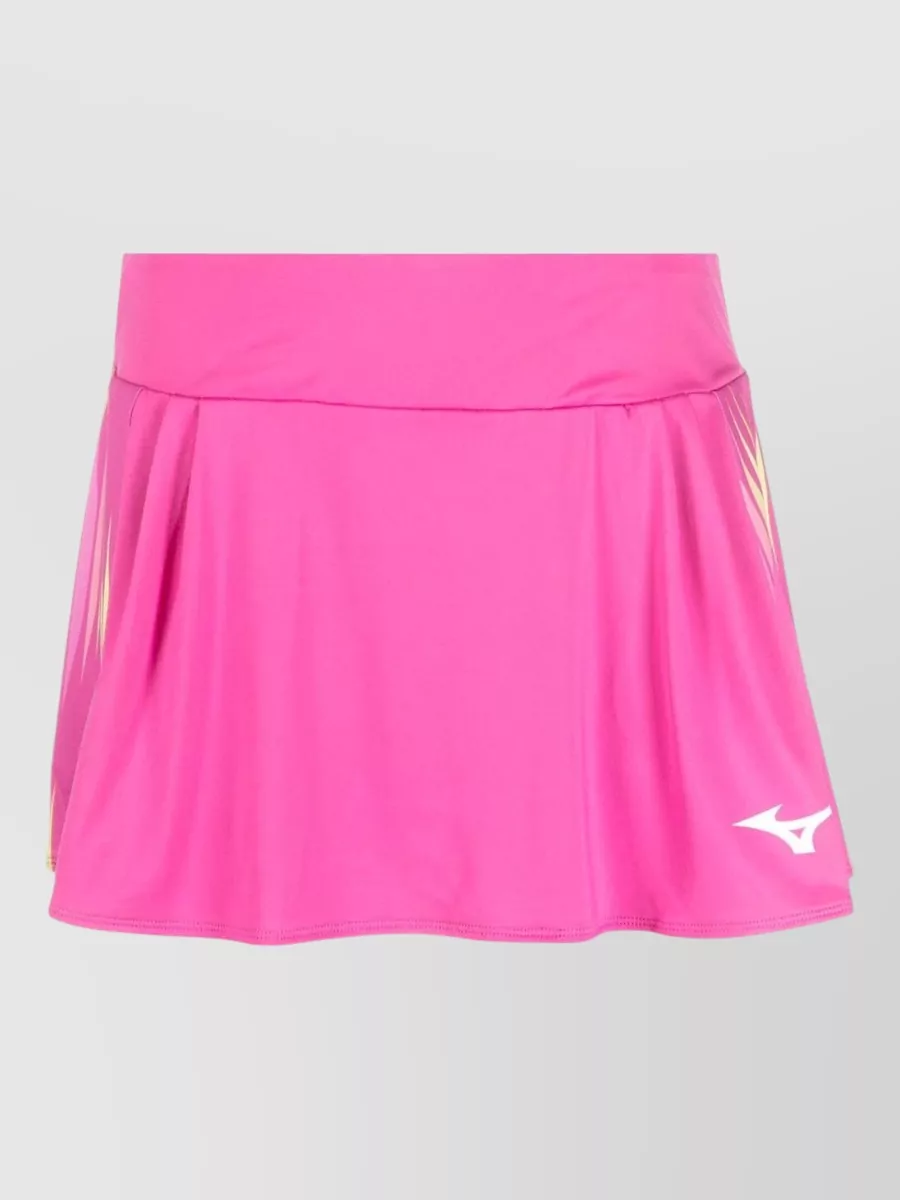 Mizuno Logo Print Stretch Thigh-Length Skirt