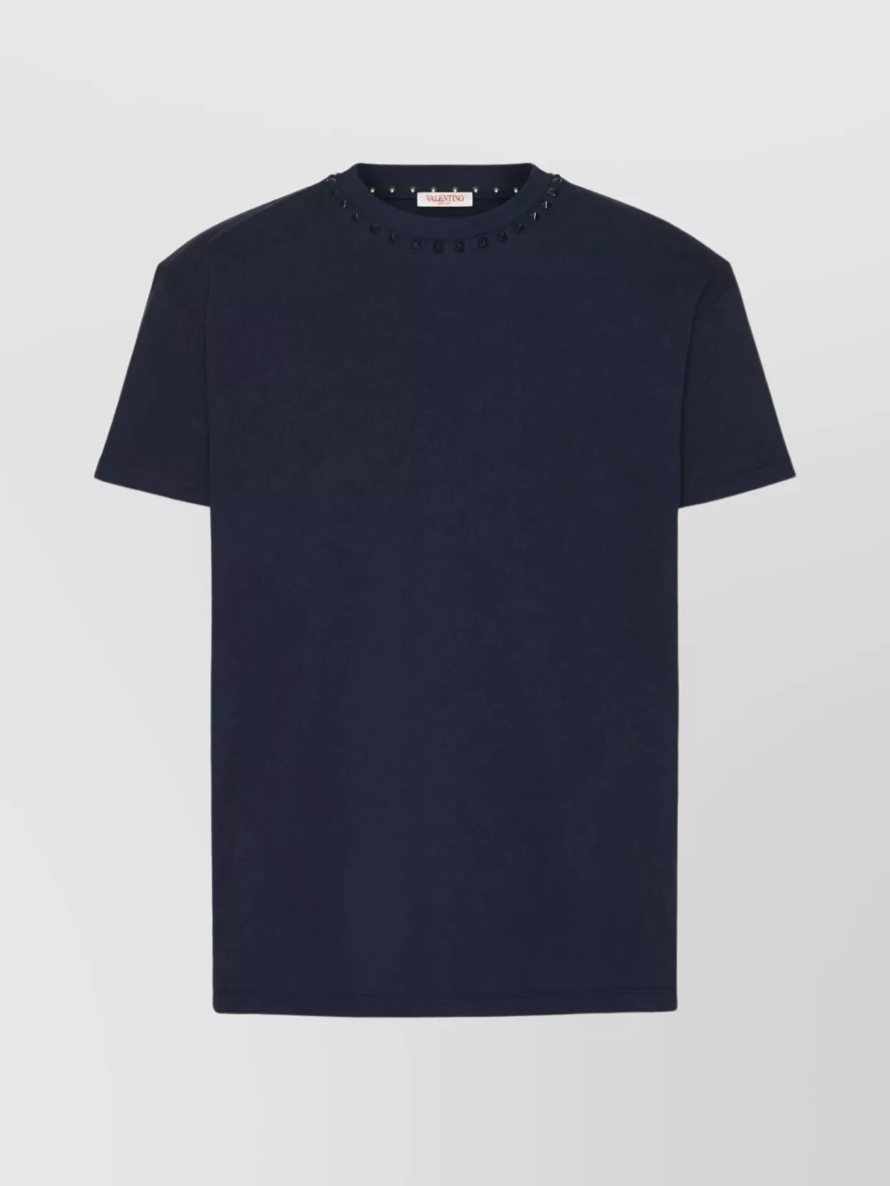 Shop Valentino Versatile Crew Neck T-shirt In Blue
