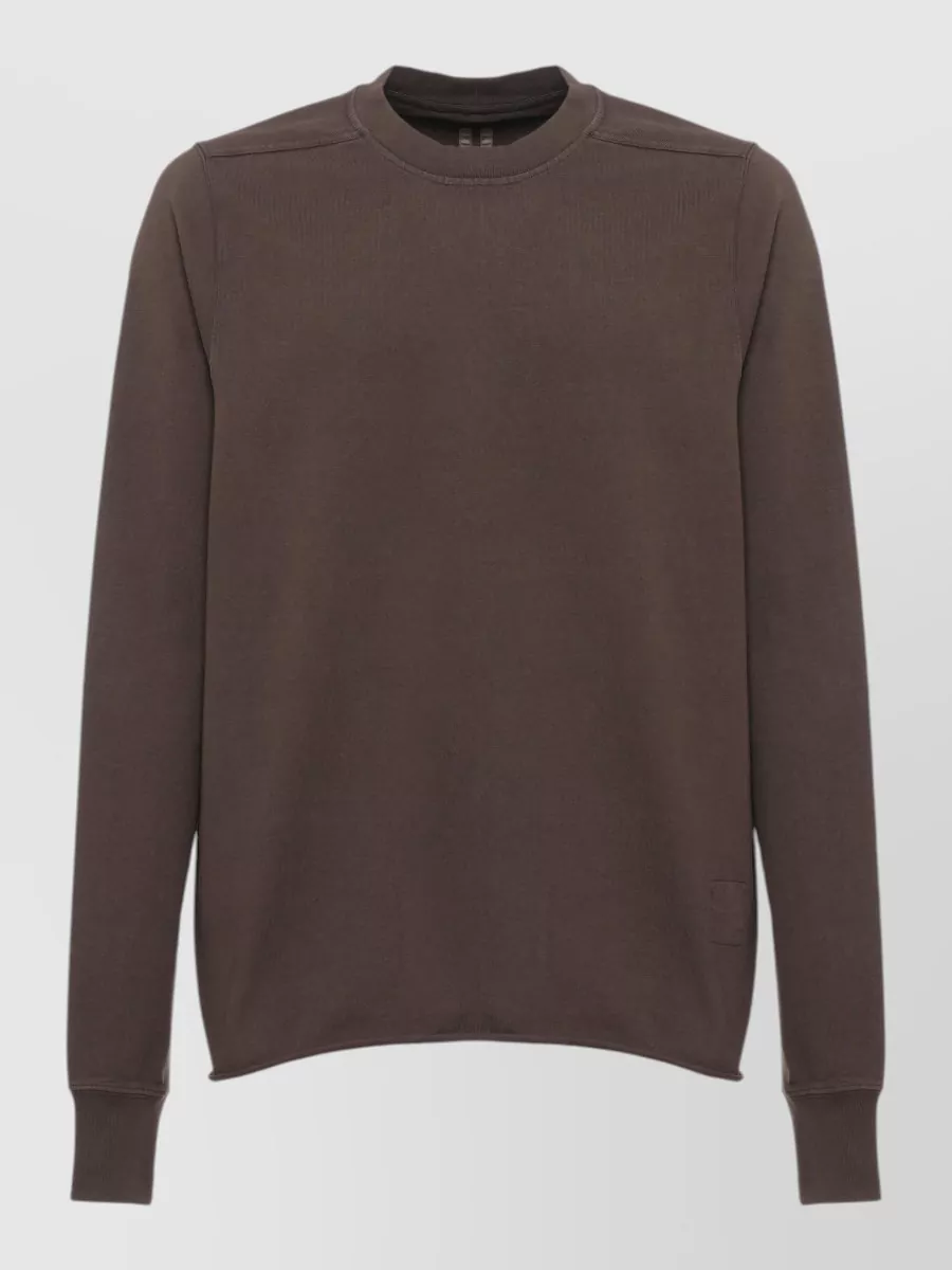 Rick Owens Drkshdw Ribbed Cotton Sweatshirt