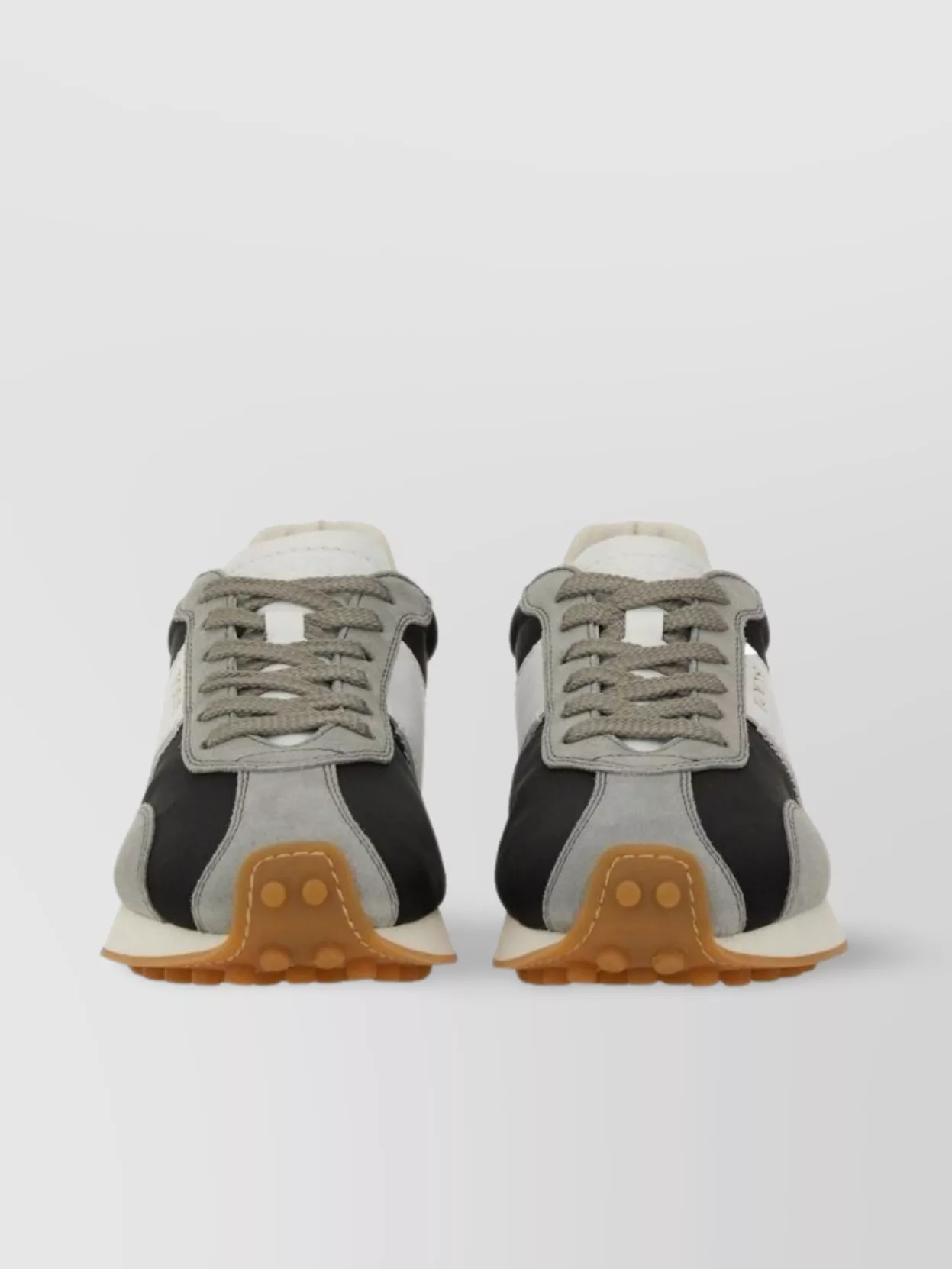 Tod's Sneakers With Contrast Panels And Round Toe