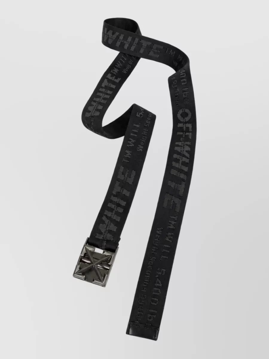 Off-White tape belt arrow belt