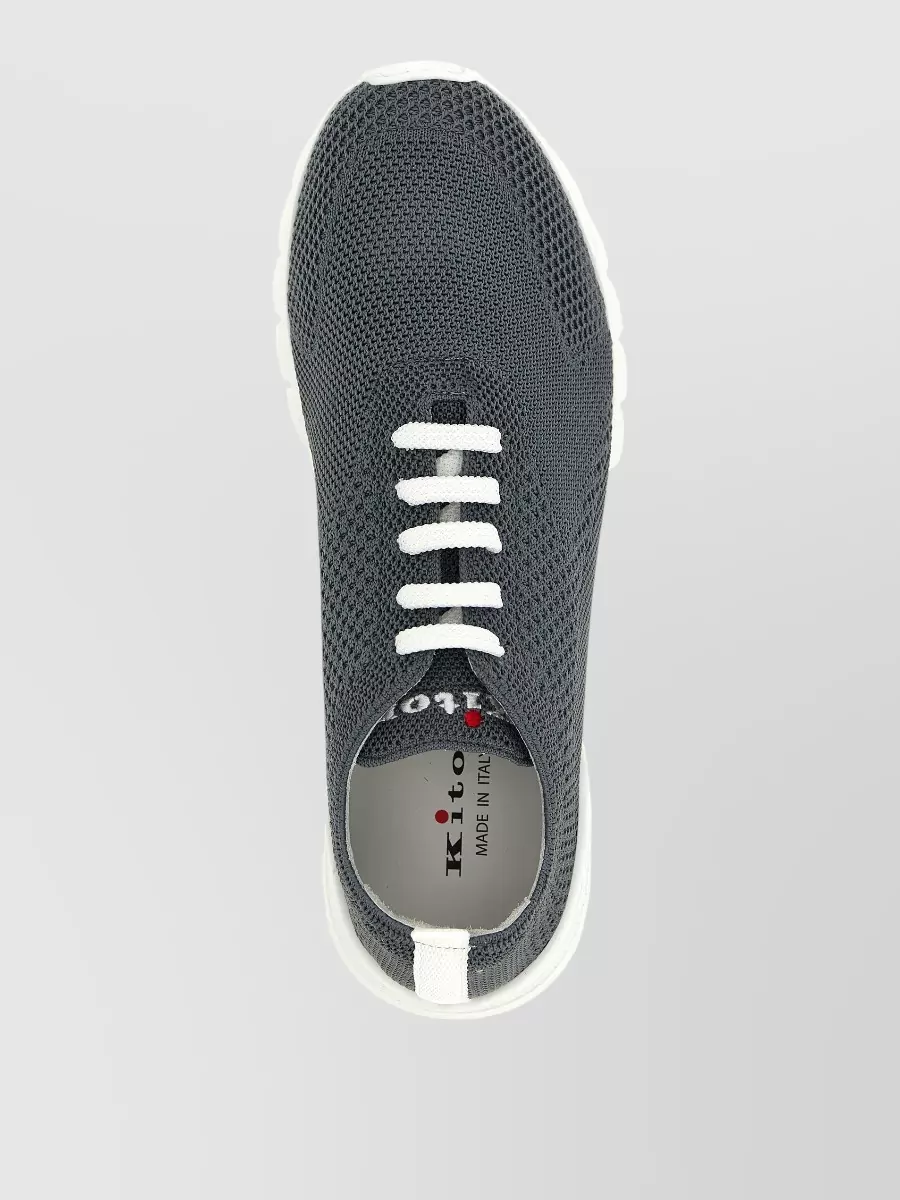 Kiton Knit Low-Top Sneakers