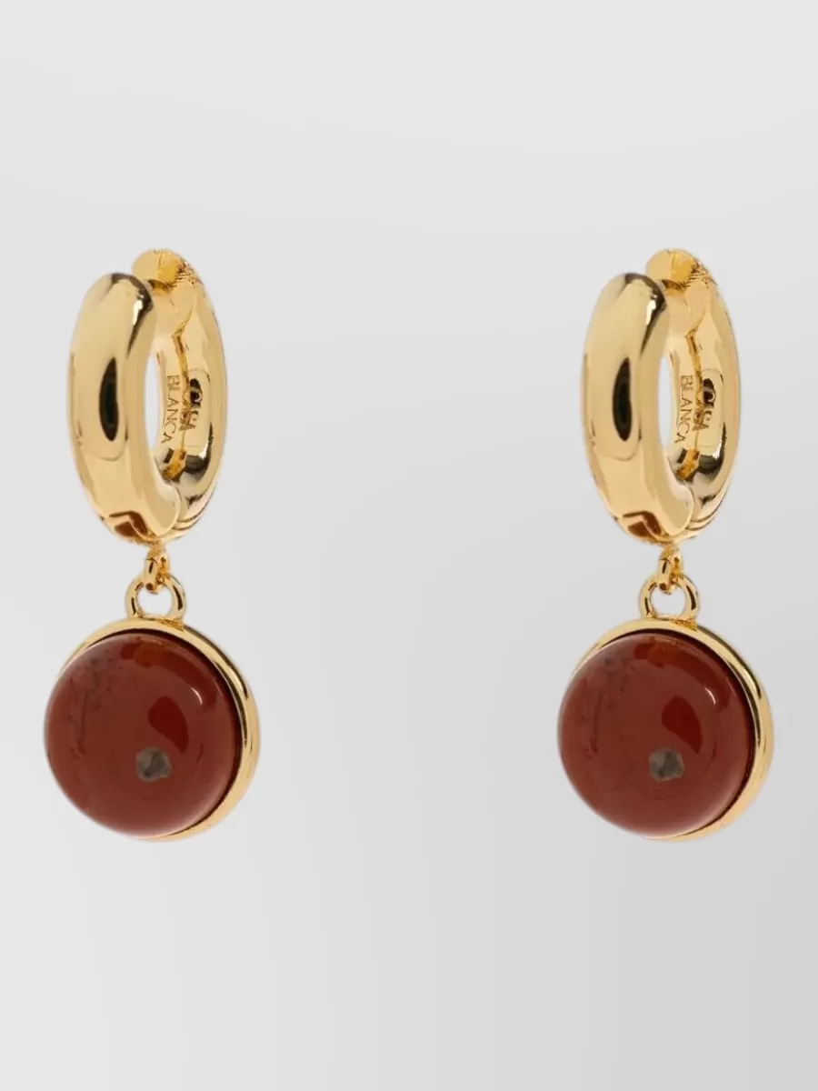 Casablanca Sphere Hoop Earrings
