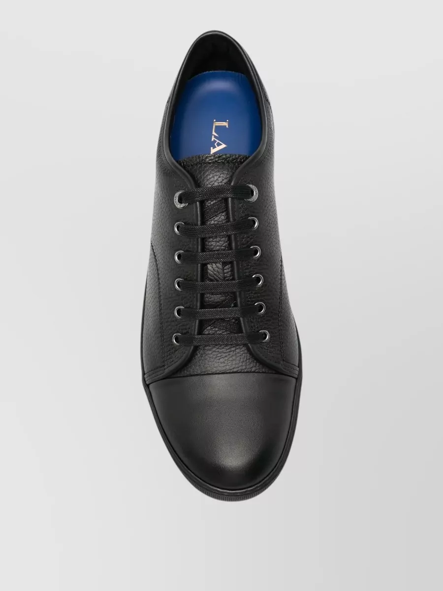 Lanvin Leather Low-Top Sneakers