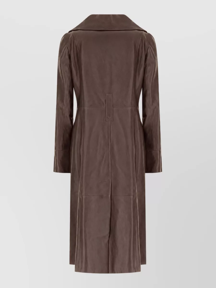 Paloma Wool Leather Trench Coat