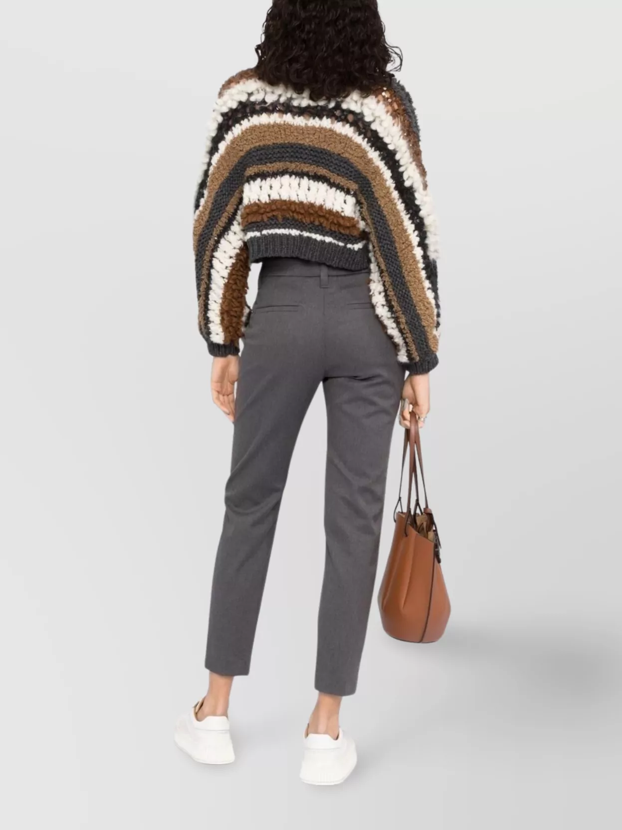Brunello Cucinelli Cotton Trousers With Belt Loops And Side Pockets