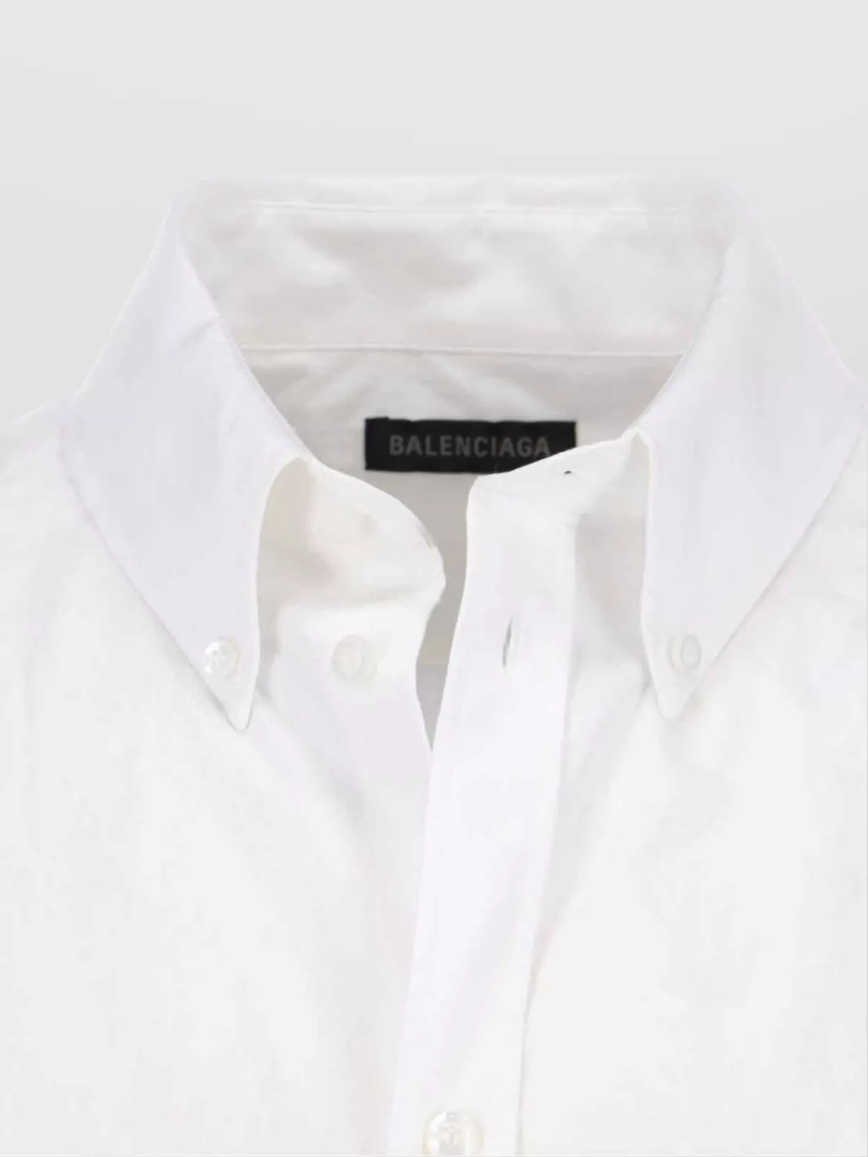 Balenciaga Relaxed Fit Shirt Button-Down Collar