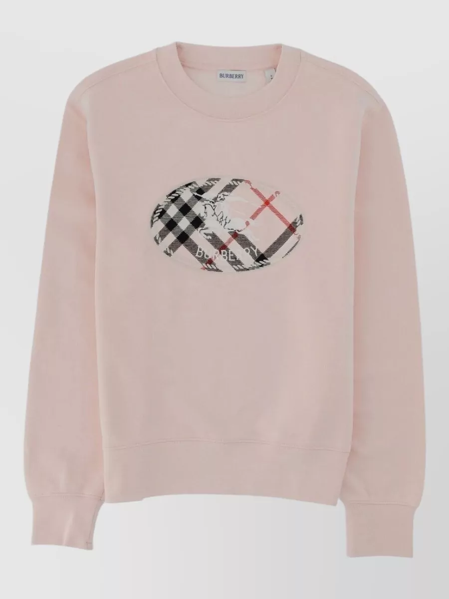 Burberry cotton logo sweatshirt