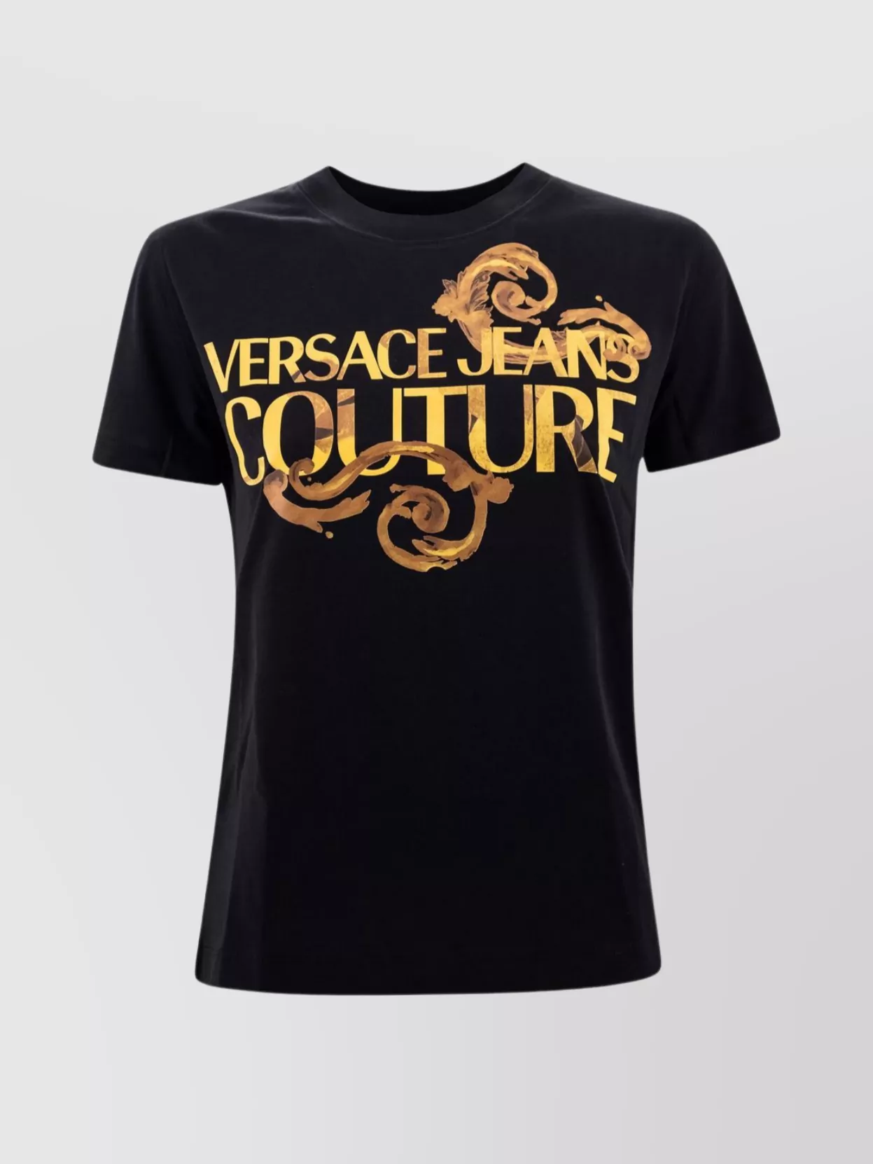 Shop Versace Jeans Couture Logo Print Cotton T-shirt