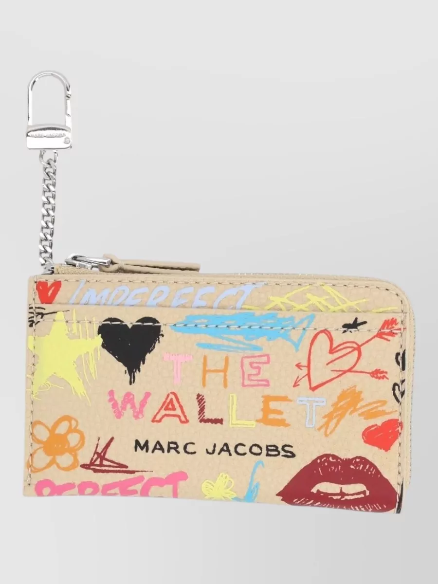 Marc Jacobs leather keychain