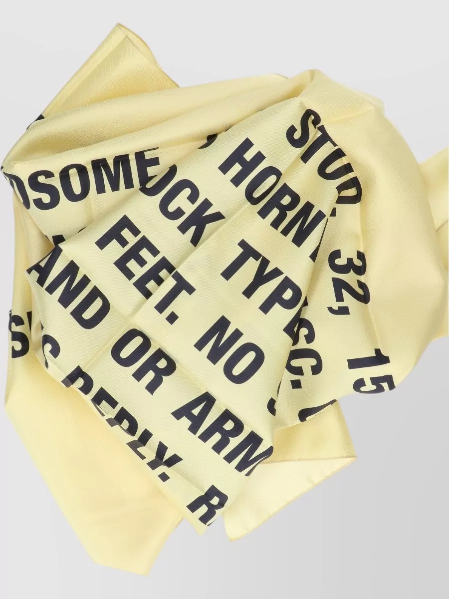 Martine Rose Silk Scarf
