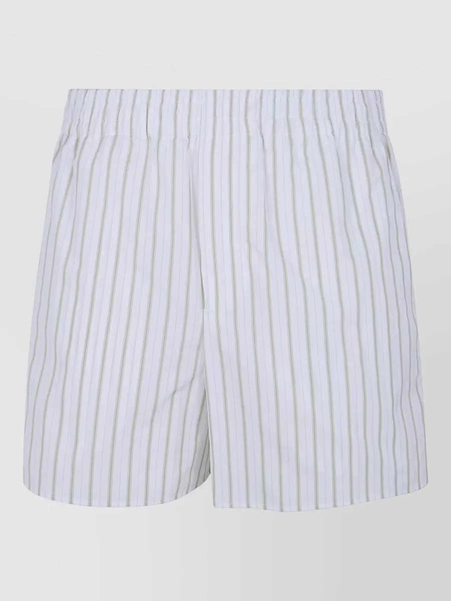 Ami Paris elasticated knee-length shorts