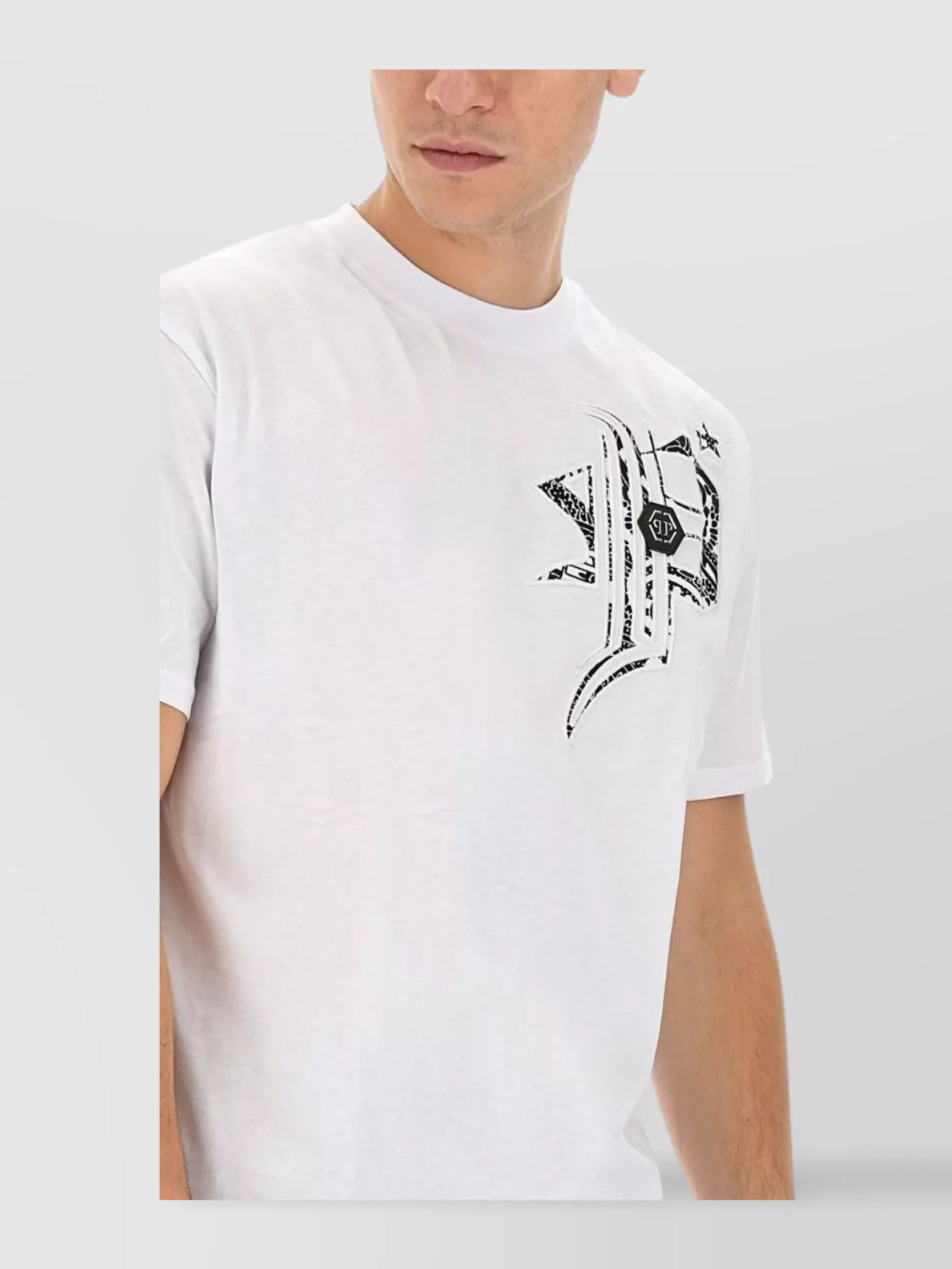 Philipp Plein Logo Crew Neck T-Shirt