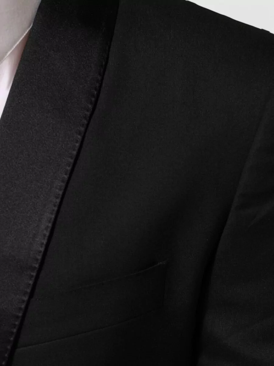 Dolce&Gabbana Silk Blend Single-Breasted Suit Jacket