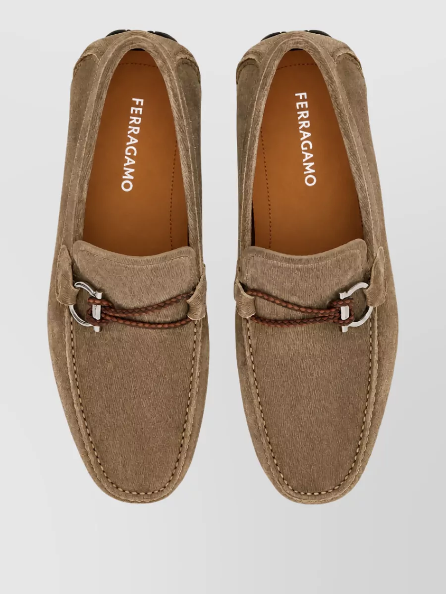 Ferragamo Suede Loafers