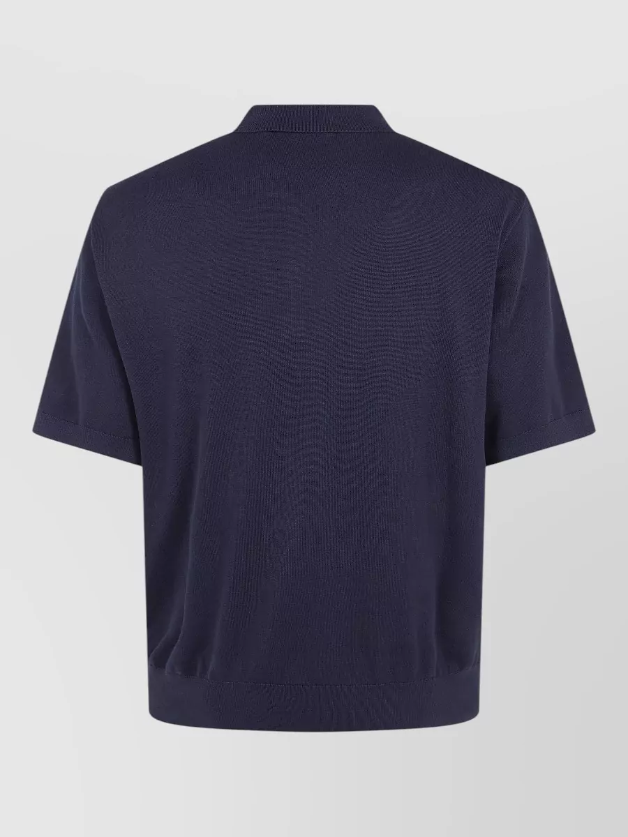 Laneus Knitted Polo Shirt