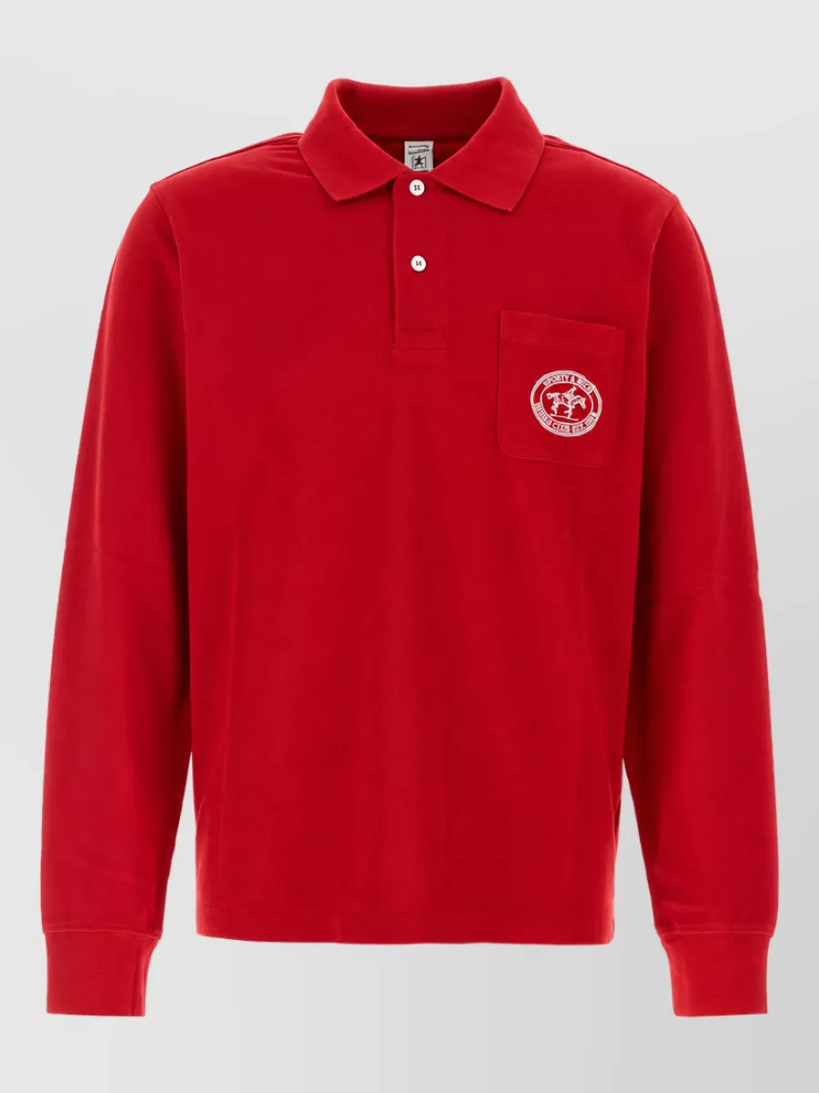 Sporty & Rich cotton polo shirt