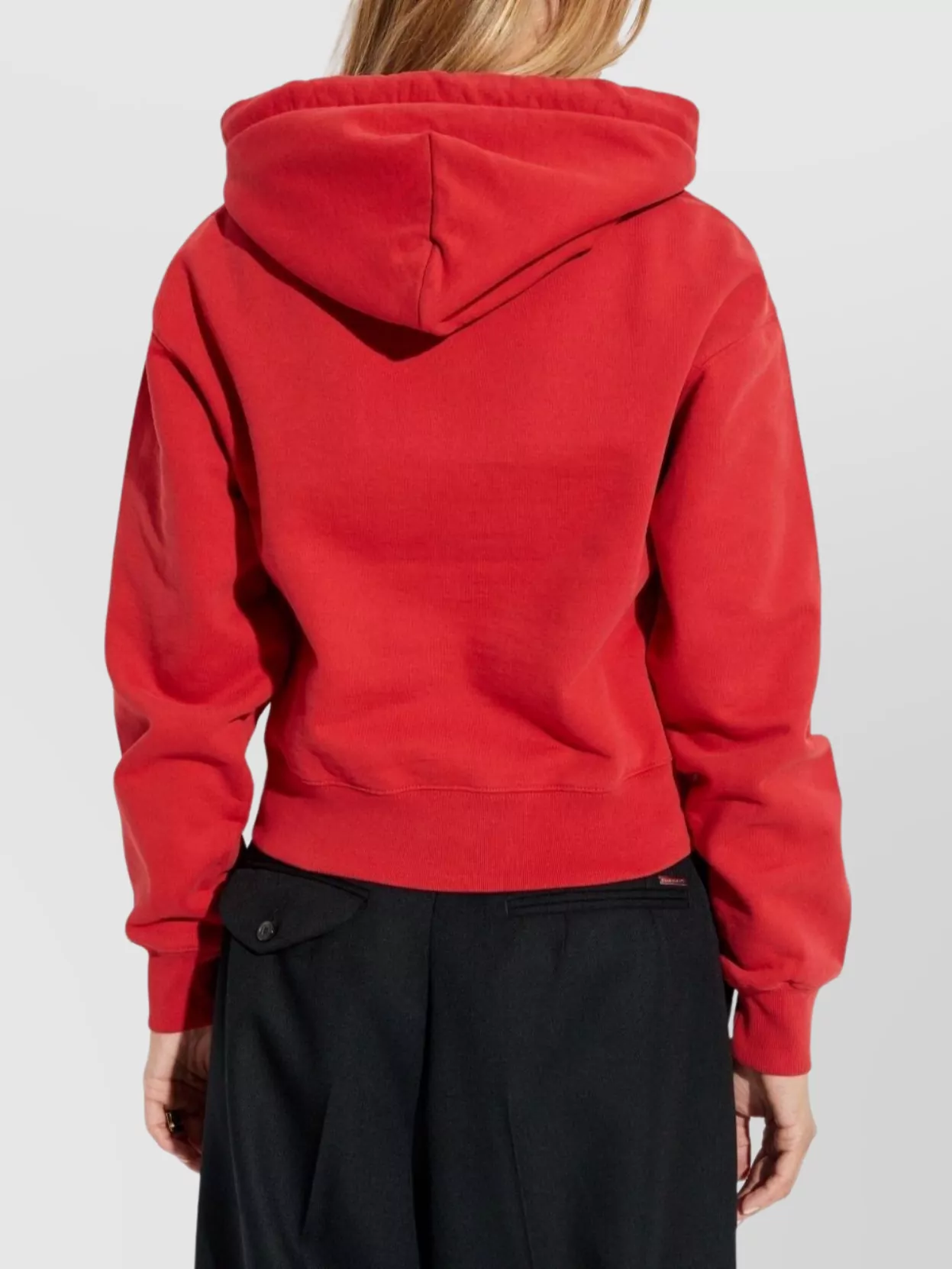 Jacquemus Cropped Hooded Drawstring Top