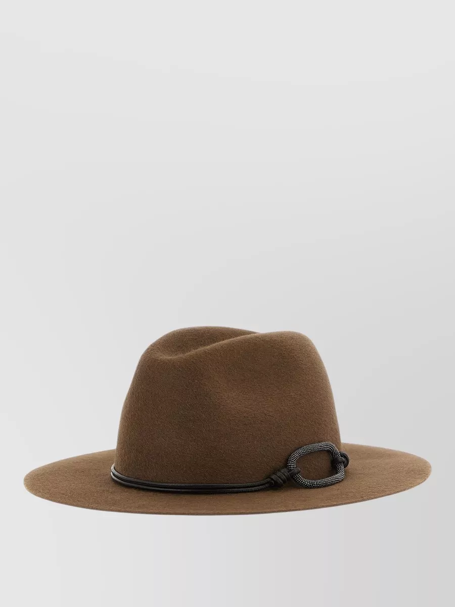 Brunello Cucinelli Wool Felt Fedora Hat