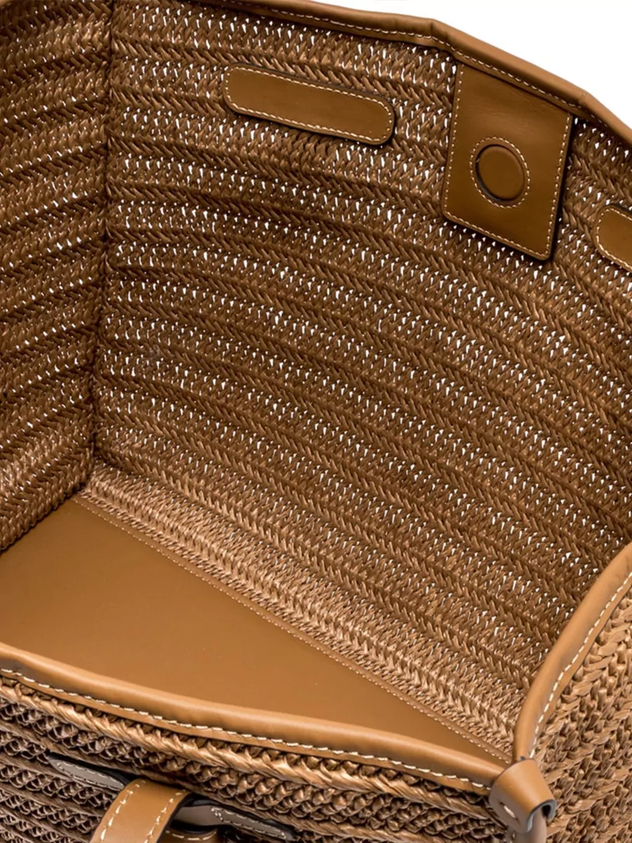 Gianni Chiarini Marcella Tote Bag Dual Handles Woven Texture