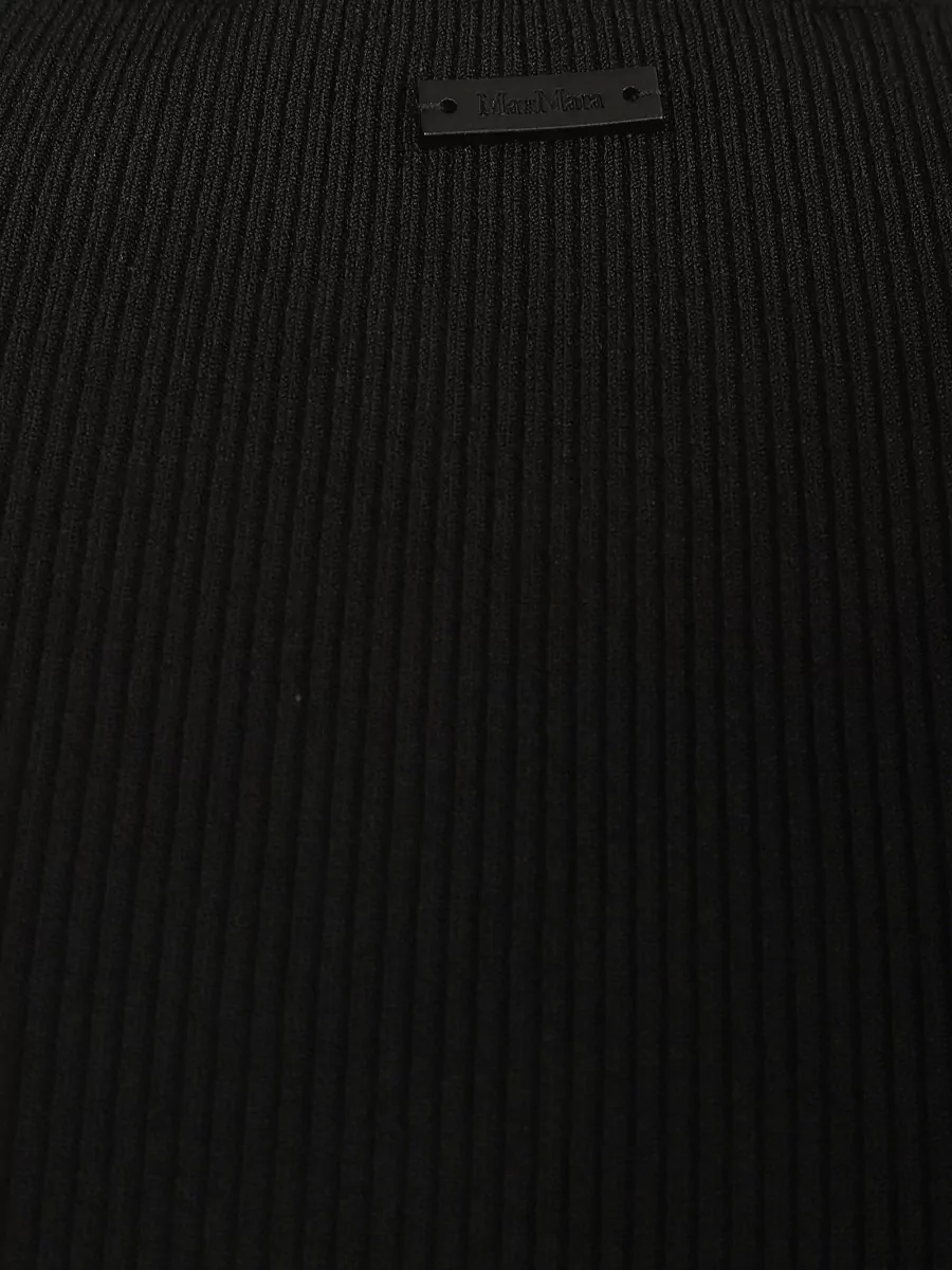 Max Mara Ribbed Sleeveless Knit Top