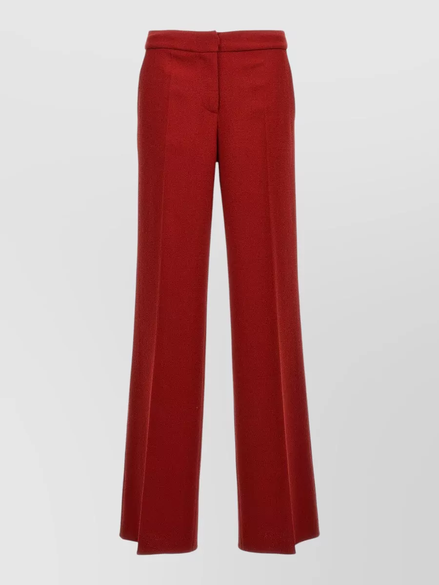 Gianluca Capannolo Virgin wool pleated wide-leg trousers