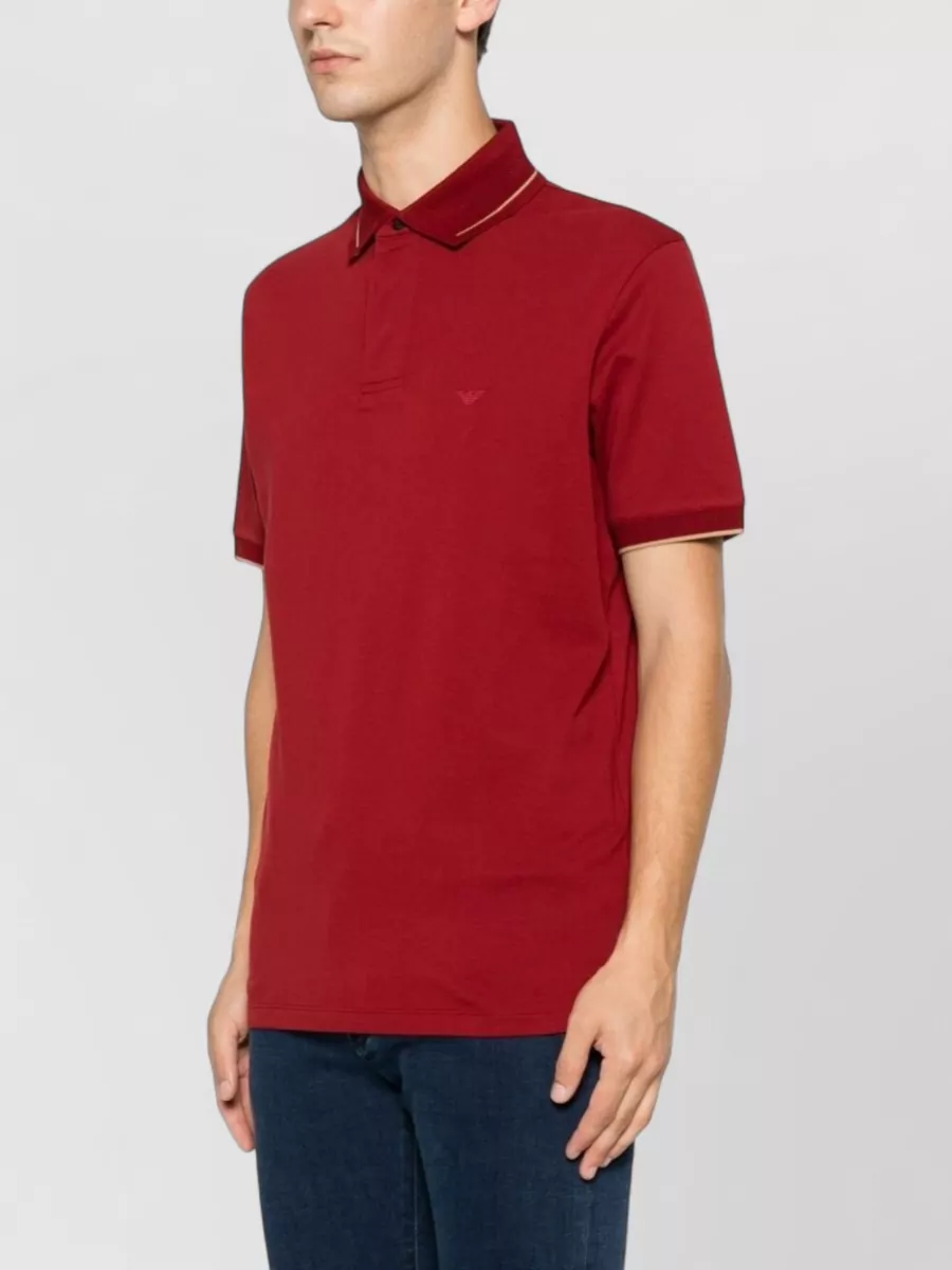 Emporio Armani Cotton Short-Sleeve Polo Shirt