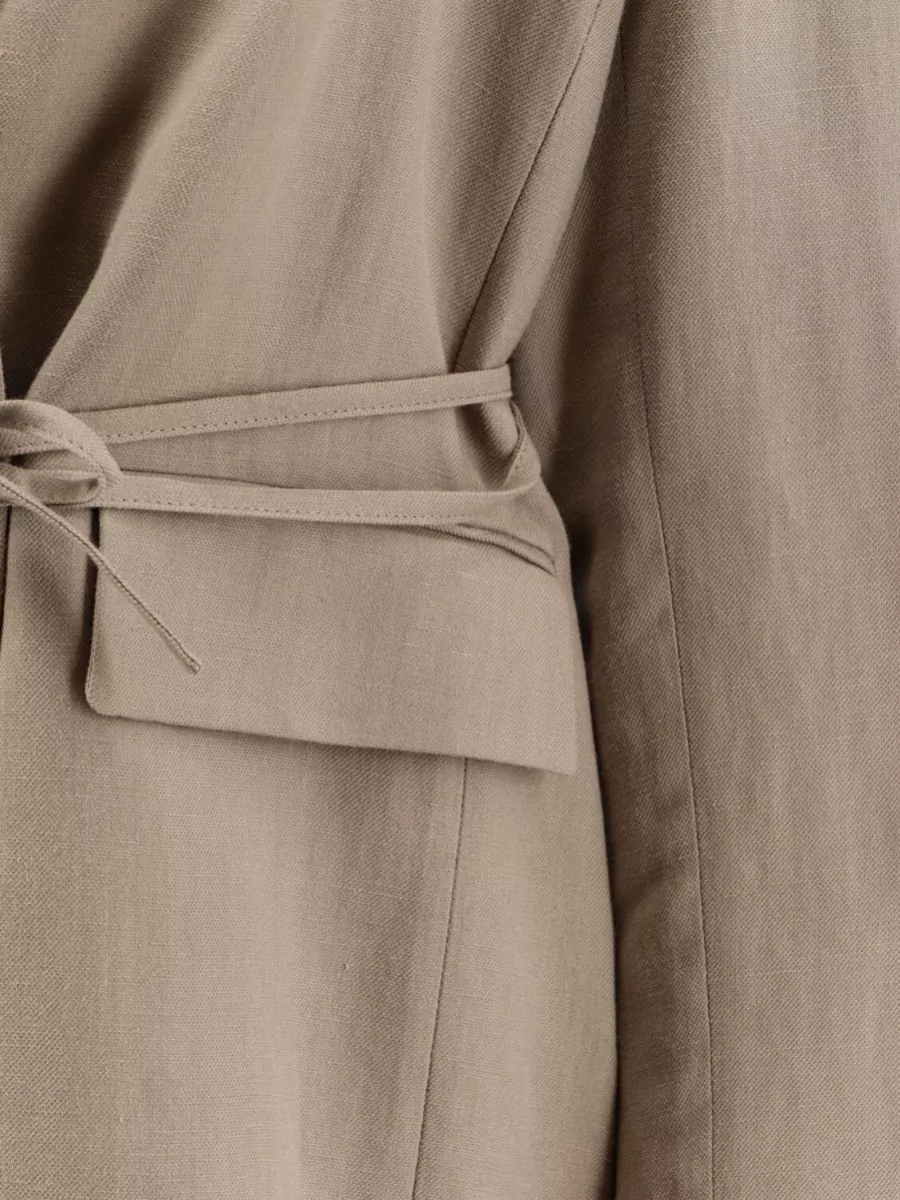 Brunello Cucinelli Viscose And Linen Single-Breasted Blazer