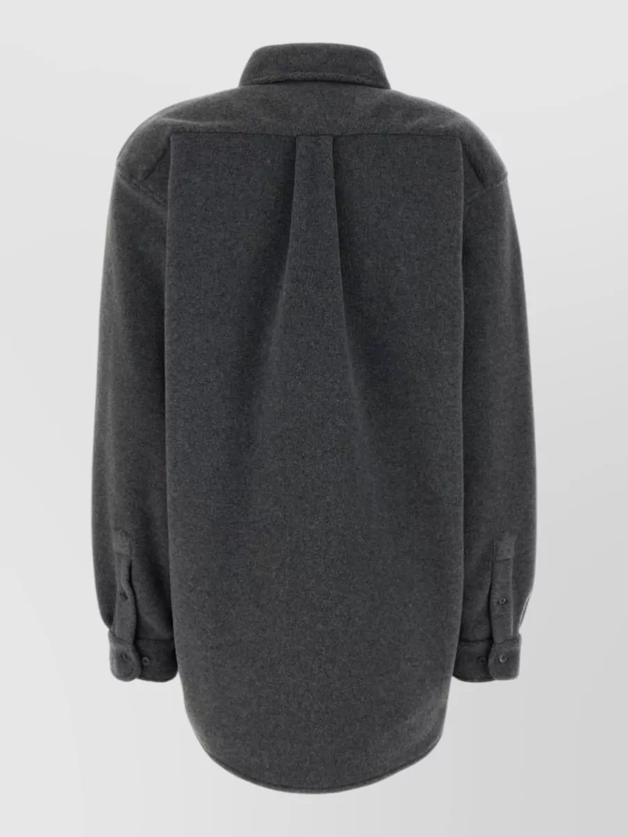 Miu Miu Oversized Long-Sleeve Shirt