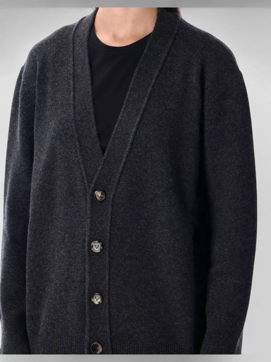 Bottega Veneta Cashmere Cardigan Elbow Patches