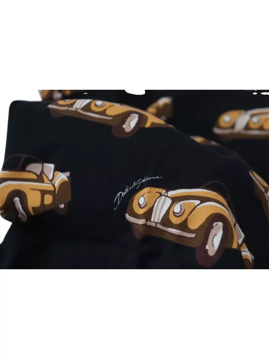 Dolce&Gabbana Printed Short-Sleeve Polo Shirt